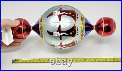 Vintage Christopher Radko Circle Of Santas 15th Anniversary Ornament Marks Seen