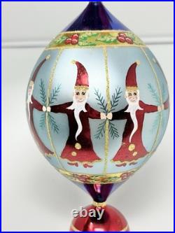 Vintage Christopher Radko Circle Of Santas 15th Anniversary Ornament Marks Seen