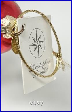 Vintage Christopher Radko Circle Of Santas 15th Anniversary Ornament Marks Seen