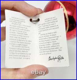 Vintage Christopher Radko Circle Of Santas 15th Anniversary Ornament Marks Seen