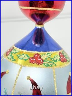 Vintage Christopher Radko Circle Of Santas 15th Anniversary Ornament Marks Seen