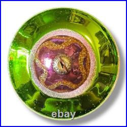 Vintage Christopher Radko Friendly Visitor UFO Christmas Ornament Flying Saucer