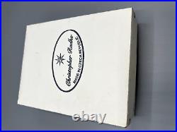 Vintage Christopher Radko Glass'WINTER ACORNS' ornament/ CASE OF 12/ New in Box