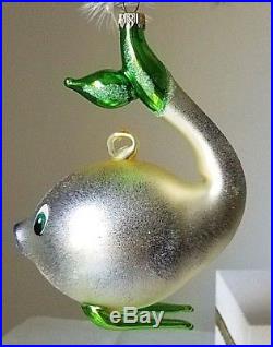 Vintage Christopher Radko Segfried Fish Ornament Rare Coloration