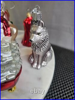 Vintage Lot Of 12 Ornaments Christmas Blown Glass Including Christopher Radko