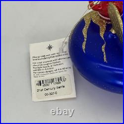 Vintage NEW Christopher RADKO 2000 21st CENTURY SANTA Italian Ornament 00-307-0