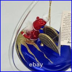 Vintage NEW Christopher RADKO 2000 21st CENTURY SANTA Italian Ornament 00-307-0