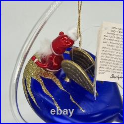 Vintage NEW Christopher RADKO 2000 21st CENTURY SANTA Italian Ornament 00-307-0