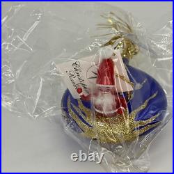 Vintage NEW Christopher RADKO 2000 21st CENTURY SANTA Italian Ornament 00-307-0 Vintage NEW Christopher RADKO 2000 21st CENTURY SANTA Italian Ornament 00-307-0