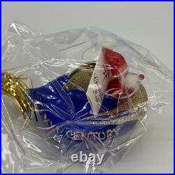 Vintage NEW Christopher RADKO 2000 21st CENTURY SANTA Italian Ornament 00-307-0
