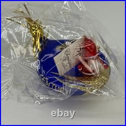 Vintage NEW Christopher RADKO 2000 21st CENTURY SANTA Italian Ornament 00-307-0