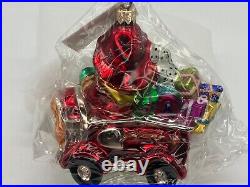 Vintage NEW Christopher RADKO 2000 RED HOT HOLIDAY Ornament 00-297-0 Poland Fire