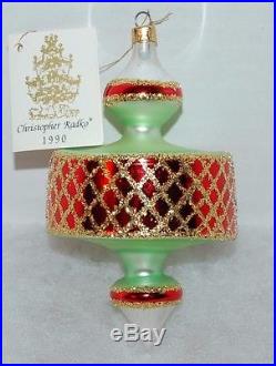 Vintage RADKO SPIN TOP Christmas Ornament 88-078-0
