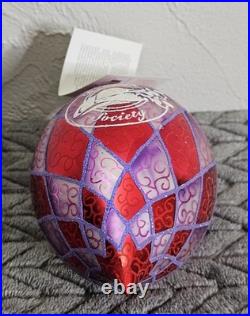 Vintage RARE Christopher Radko Exclusive For Red Hat Society Drop Dead Gorgeous