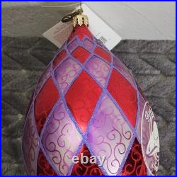 Vintage RARE Christopher Radko Exclusive For Red Hat Society Drop Dead Gorgeous