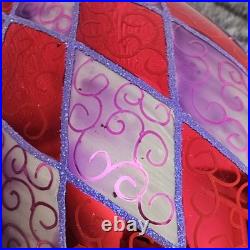 Vintage RARE Christopher Radko Exclusive For Red Hat Society Drop Dead Gorgeous