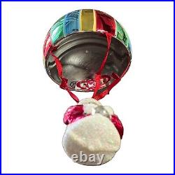 Vintage Radko 12 Santa Parachute Glass Ornament West Germany prior to 1989