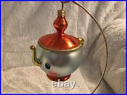 Vintage and Rare 1993 Christopher Radko Tea & Sympathy Italian Glass Ornament