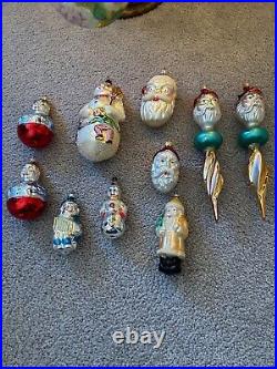 Vintage christopher radko christmas ornaments set of 16