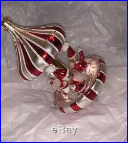Vintage radko christmas ornaments VERY RARE Peppermint Twist Carousel