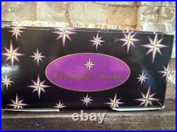 Vtg 1998 Christopher Radko Razzmataz Glass Ornament Purple 98-238-0triple Indent