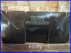 Vtg 1998 Christopher Radko Razzmataz Glass Ornament Purple 98-238-0triple Indent