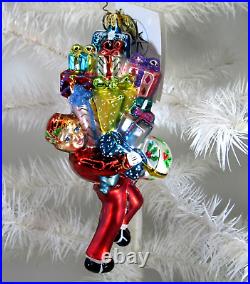 Vtg Christopher RADKO 6 ornament 20th Anniversary BELLHOP BOUNTY Xmas #1011100