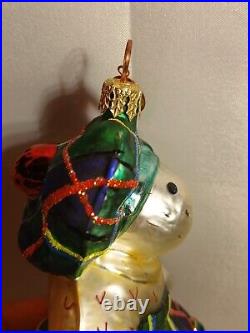 Vtg Christopher Radko 2001 HIGHLAND FLING Hoppy VanderHare Christmas Ornament