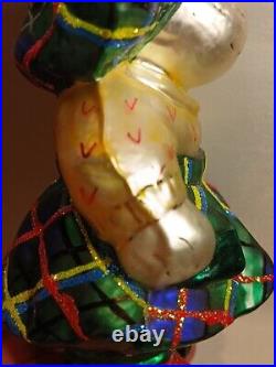 Vtg Christopher Radko 2001 HIGHLAND FLING Hoppy VanderHare Christmas Ornament