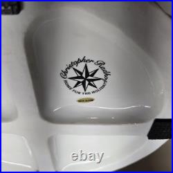 Vtg Christopher Radko Kris Kringle Santa Cookie Jar With 7 Mini Ornaments Ornate