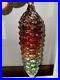 Vtg_Radko_Christmas_Ornament_13_Jumbo_PINECONE_Ombre_Rainbow_Sugared_Large_01_nz