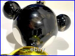 Vtg Radko Kissing Cousins Christmas Ornament Mickey Minnie Mouse Glass Flaw