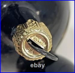 Vtg Radko Kissing Cousins Christmas Ornament Mickey Minnie Mouse Glass Flaw