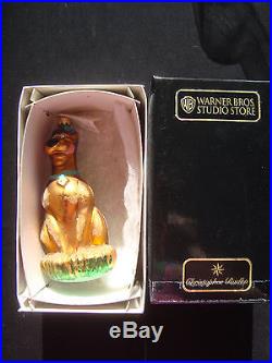 WB Christmas Ornament Christopher Radko Signed Scooby Doo 2674/5000 with Box