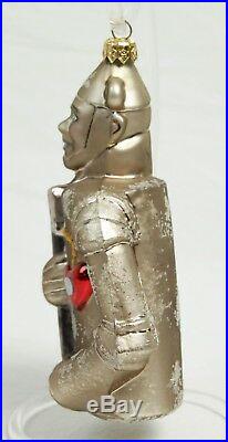 Wizard of Oz Tin Man 98 WB 09 Glass Christopher Radko Christmas Ornament